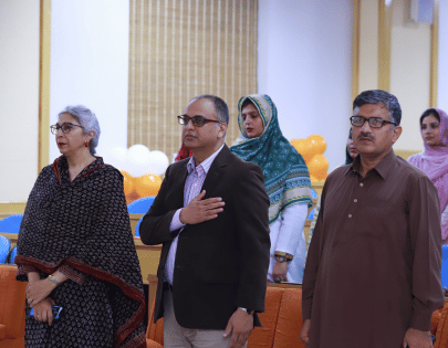 Dr Maryam speaking during DHUS event